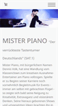 Mobile Screenshot of misterpiano.de
